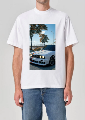 BMW E30 M3 Race Street Tee – Sunrise Motorsport Vibes