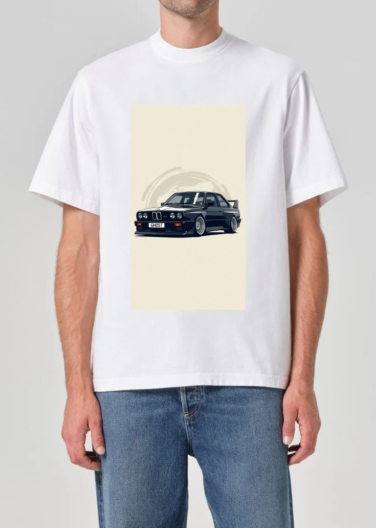 BMW E30 Ghost Edition Tee – Clean & Classic Street Style